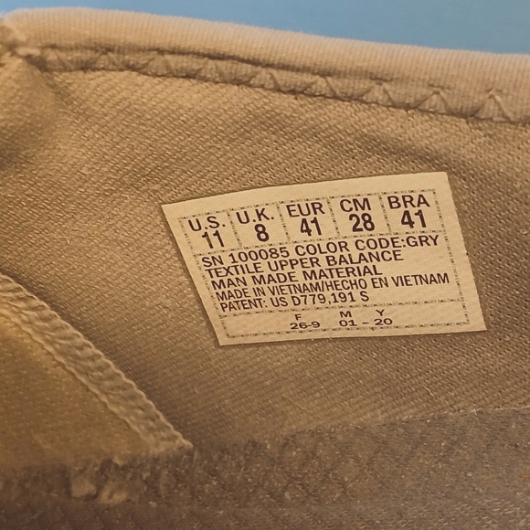 Skechers Relaxed Fit Air Cooled Sneakers Size 11 M #100085 Gray Memory Foam - Picture 9 of 10